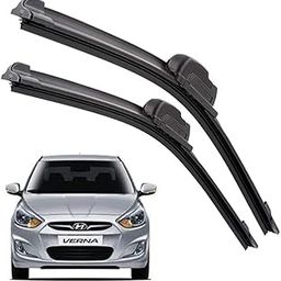 Auto Royal Windshield Car Wiper Blades Compatibility with Hyundai Verna Old (Model : 2013-2016) - Set of 2Pc (D-24,P-16)-image-89