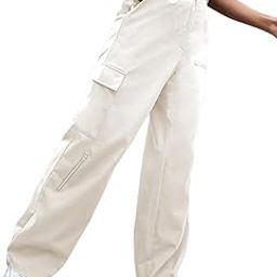 Women Cargo Pant | Women Trousers | Women's HIGH-Waisted Pant | Women Trousers Pants | Korean Trousers for Women-image-47