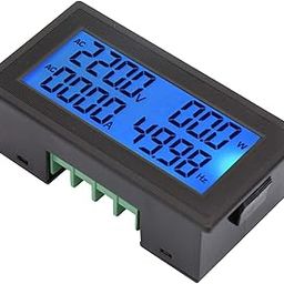 Multifunction Meter Digital Current Voltage Energy Analyzer Meter Ammeter Voltmeter 0~20A Digital Display 60~500V-22