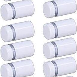 EXCLUZO Standoff Screw, Wide Application Firm Fixing 12Pcs Wall Mount Screws Fastener for Office-image-38