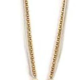 22K Gold-Plated Ruby & Kundan Studded Multi-Strand Pearl Beaded Temple Necklace Set for Womens & Girls-10