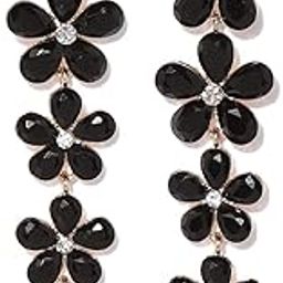 youbella Jewellery Earings for women Gold Plated Dangler floral Earrings for Girls and Women-picture-5