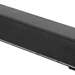 USB Loudspeaker, Stereo Soundbar DSP Bass Technology Lossless Adjsutable LED Light for PC for Smart Phone(Black)-29