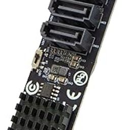 IO CREST 4 Port RAID SATA III 6Gbp/s to M.2 B+M Key Adapter PCI-e 3.0 x2 bandwith SY-ADA40172-19