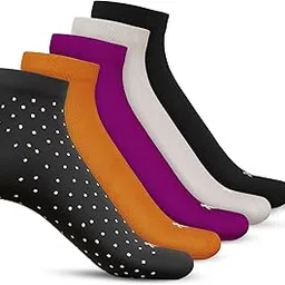 talkingsox Bamboo Ankle Socks for Men & Women Office, Lounge, Cycling & Running Seamless, Super Soft, Breathable & Anti-Odor - Pack of 5-picture-29