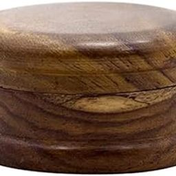 SCORIA Wooden Grinder 2 Part SS Pin Herb Grinder - 2 Inch (Pack Of 1)-image-21