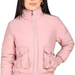 Nylon Full Sleeves Regular Fit Fashionable & Stylish Jakcet For Women's-image-49