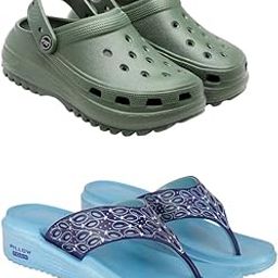 Extra Soft Classic Casual wear with Flexibility Technology Wedges Combo for Women's/Girl's(6132-1888)()-image-43