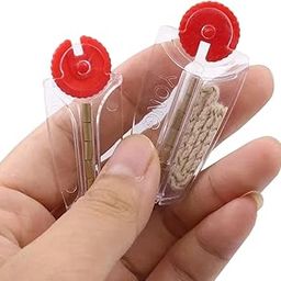 Flint and Wick Starter Kit, 6 Flints with 1 Wick, Transparent Container with Red Cap Set of 2-image-76