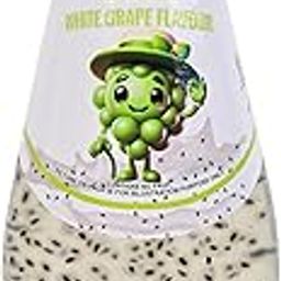 FIESTA Basil Seed Drink With Grape Flavour | Flavor Drink with Basil Seed, Ready to Serve | Full of Fruit Fibres, Energy Booster Drink - 290 Ml_Pack of 1-image-96