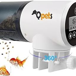 Qpets® Automatic Fish Feeder,Timer Turtle Food Fish Tank Accessories Aquarium Plastic Auto Feeder For Marine Aquariums Pond,11 Cm X 5 Cm X 15-image-75