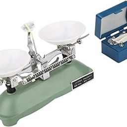 Ubersweet® Tray Balance, 200g/0.2g Mechanical Tray Balance Scale with Weights Chemical Physics Laboratory Teaching Tool ||-2