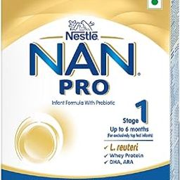 NAN PRO Stage 1 Infant Formula Milk Powder for babies (Up to 6 months) - with Probiotic, 400g Bag-In-Box Pack-3