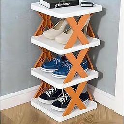 Mossio Collapsible Shoe Rack - 5-Layer Foldable Sneaker Crates | Space-Saving, Stackable & Customizable Shoe Organizer for Men, Women, Heels, Boots, Loafers & Sneakers | Plastic Shoe Storage-picture-11