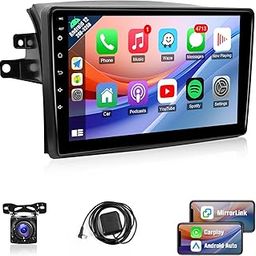 Naifay Android Car Radio for Toyota Sienna 2004 2005 2006 2007 2008 2009 2010 with Wireless CarPlay Android Auto, 2+32G 9inch IPS Touch Screen Car Stereo for Toyota Sienna Bluetooth FM GPS WiFi SWC-14