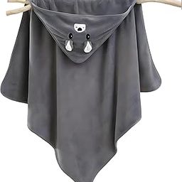 PAX PARROT Ultra-Soft Baby Hooded Towel – 100% Cotton, Hypoallergenic & Super Absorbent Bath Wrap for Newborns & Toddlers | 4 Characters Stickers for Baby – Cute Animal Design,(0-5Years)-14