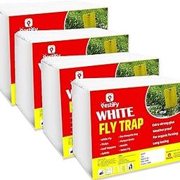 PestiFy A45 White Sticky Trap for Insects Pack of 100 Sheets| for Garden & Agriculture to Control Whiteflies, Aphids, Thrips, Jassids| Fly Catcher Insect Catcher Glue Trap for 100% Results-image-82