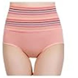 Women's & Girl's Multicolor Cotton High Waist Full Coverage Tummy Control Hipster Panty- (Free Size Upto 36 Waist)-image-95