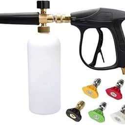 Super Skill Foam Cannon and High Pressure Washer Gun Set, Adjustable Degree Nozzle, Foam Lance for Car Washing-picture-19
