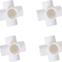 Aitchcy 5 Way PVC Elbow 20mm | 5Way elbow for PVC pipe having Outer Diameter of 20mm or 21mm | PVC Pipe Joint | Five way Connector for Furnitures & Structures | 5 side Connectors (20 mm 4pc Pack)-image-26
