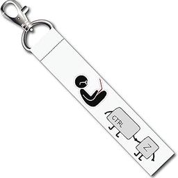 Software Engineer Lanyard Tag with Swivel Lobster CTRL Z for Gift Luggage Bags Backpack Laptop Bags L X H 5 X 0.8 INCH-picture-49