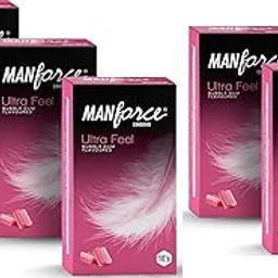 Manforce Ultra Feel Bubblegum Flavoured Condoms for Men | 10 pcs | Ultra Thin Condom | Lubricated Latex Condoms For Her Enhanced Pleasure-10 Pcs x Pack of 5-image-57