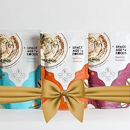 Space Age Foods Ready to Eat Herbed Hummus + Peri Peri Hummus + Beetroot Hummus (Combo offer) = 75gx3 Net Content, 250gx3 When Rehydrated-image-20
