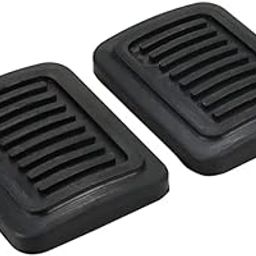 New JD Car Accessories,for Mahindra ALFA, BOLERO, BOLERO PIK-UP, MARSHAL, MAXI TRUCK, MAXX, THAR, 2 Pis Brake & Clutch Foot Pedal Pad Rubber Cover Part [2223]-image-1