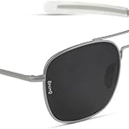 OKNO | Polarized Full Rim Metal Square Branded Stylish Sunglasses For Men & Women | 100% UV Protection Shades | Cricket Sports Cycling Driving | Medium | NightFire-image-25
