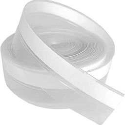Silicone Adhesive Sealing Strip- 3m Self-Adhesive Weatherproof Tape for Door,Window,Shower Glass Gaps,Soundproof,Anti-Mosquito, Draught Excluder,Insect & Dust Prevention,Transparent,Rubber Seal Strip-image-92