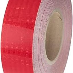Zossta Red Radium Reflective Tape 2 inch 20 MTR For Road Safety Night Safety Reflective Sticker High Intensity Conspicuity Waterproof Warning-3