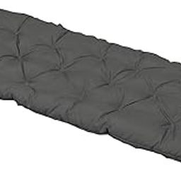 LOOM TREE® Bench Swing Chair Cushion Seat Pad Garden Furniture Indoor Outdoor Decorate Dark Gray 150X50Cm | Yard, Garden & Outdoor Living | Patio & Garden Furniture | Cushions & Pads-image-74