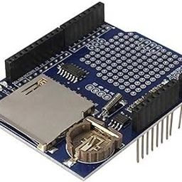 HiLetgo Data Logger Module Logging Shield Data Recorder Shield for Arduino UNO w/SD Card-0
