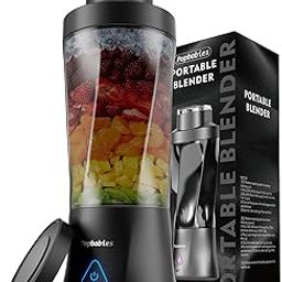 360W Portable Blender for Smoothie and Juices - 700ML Portable Mixer Blender with 6000mAh Battery & 12V Copper Motor for Powerful Blending – Perfect for Smoothies, Juices, Spice Mixing & Baby Food-7