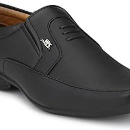 Men's Synthetic Leather Black Formal Shoes for Men-image-72