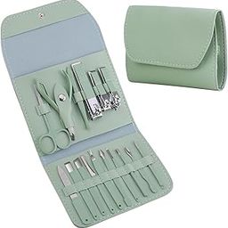 16-Piece Professional Manicure Pedicure Set – Stainless Steel Nail Clippers, Scissors, Cuticle Tools, Ear Spoon – Grooming Kit for Men & Women – Travel & Gift Set-picture-23
