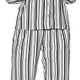 Eco-Friendly Women's Cotton Full Sleeve Night Suit | Collar Pyjama Set | Night Dress All Over Flower Print Night Wear-picture-17