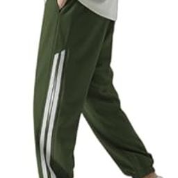 Men Stylish Trackpant for Regular USES (F3_DarkGreen_White_Patti_158)-image-80