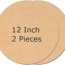 SureBiz 12 Inch Round 5 mm Thickness -MDF Wood Circle Boards - for Art, Craft, Resin, Lippan, Mandala, Painting, Wall Hanging, Decoration (Set of 2)-image-28