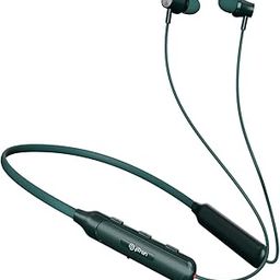 pTron Newly Launched Tangent Evolve with 34Hrs Playtime, HD Mic, Pristine Sound, Bluetooth V5.3 with Dual-Device Pairing Wireless Neckband, Voice Assistant, Type-C Fast Charging & IPX4 (Green)-image-53