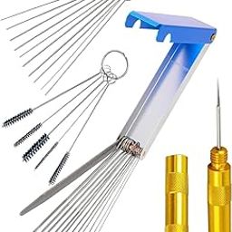 Carburetor Cleaning Kit, 1 Set Includes Scraper Needle, Cleaning Needle, Brush, and Aluminum Case, Essential Tool for Automotive Maintenance, Durable and Portable Design for All Cleaning Needs-image-9