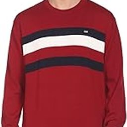 Men Cotton Round Neck Sweater (ASAESW4254_Red_L)-image-4