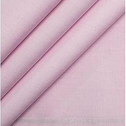 Men's Pure Cotton Solids 1.80 Meter Unstitched Shirting Fabric (Blush Pink)-image-47