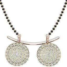 18k Rose Gold Diamond Mangalsutra for Women-4