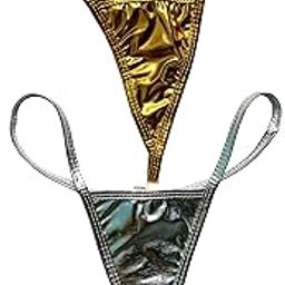 Golden & Silver Gstring Panty Combo Small Size-picture-21