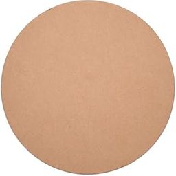 Gnexin MDF Wooden Round 3mm Thick Board for Art and Craft for Resin Art, Mandala Art, Pyrography, Painting DIY MDF Cutouts (16 inches)-16
