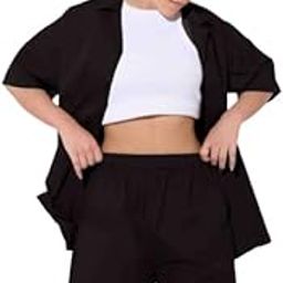 Co Ord Set for Women | Trendy Night Dress for Boys | T-Shirt and Shorts Combo for Lounge | Stylish Summer and Travel Wear | Men's Matching Two-Piece for Vacation-image-100