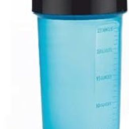 Compact Gym Shaker Bottle, Shaker Bottles For Protein Shake, Bpa Free Material Pack Of 1 (500ML) (Blue)-96