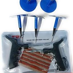 Heavy Tubeless Tyre Puncher Repair Kit with 5 Mushroom Plug Patch Uniplug (9W)-16