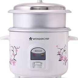 Wonderchef Regalia Electric Rice Cooker | 1.8 L, 700W | 2 Non-stick Bowls Serve 7-8 | Keep Warm Function | Uniform Cooking | Steam Veggies, Make Pulao, Khichdi, Momos | 2-Year Warranty-image-19